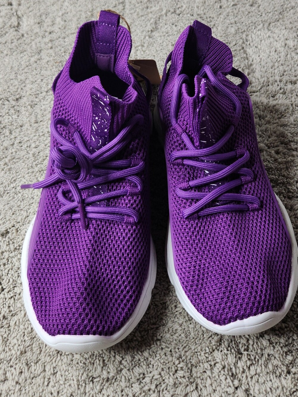 Girl's Purple Mesh Lightweight Tennis Shoes - Xidiso - EU34 (2.5)